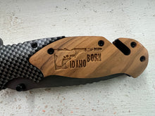 Load image into Gallery viewer, Laser engraved knives-multiple designs