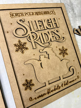 Load image into Gallery viewer, Merry Christmas sign Trio