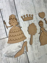 Load image into Gallery viewer, Princess and accessories DIY Paint by Line kit package