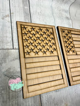 Load image into Gallery viewer, 4th of July 3 panel flag
