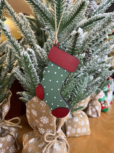 Load image into Gallery viewer, Christmas Ornament stocking money holder