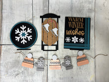 Load image into Gallery viewer, Warm Winter Wishes Interchangable Kit for benches