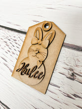 Load image into Gallery viewer, Easter basket Tags DIY Kit not painted