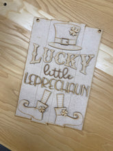 Load image into Gallery viewer, St. Patrick’s Day Leprechauns Doorhanger