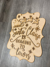 Load image into Gallery viewer, Christmas Santa Claus is coming to town
