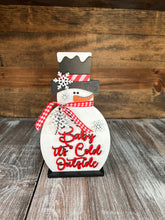 Load image into Gallery viewer, Winter Standing Snowman Trio