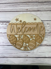 Load image into Gallery viewer, Easter Welcome Egg doorhanger