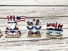Load image into Gallery viewer, 4th of July gnome Train DIY Kit