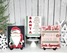 Load image into Gallery viewer, Christmas Santa sign Trio diy kit