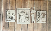 Load image into Gallery viewer, Christmas Reindeer sign Trio
