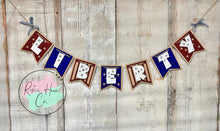 Load image into Gallery viewer, 4th of July Liberty Seasonal Banner garland