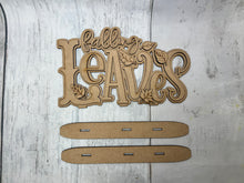 Load image into Gallery viewer, Falling leaves shelf sitter diy craft sign kit