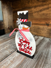 Load image into Gallery viewer, Winter Standing Snowman Trio