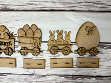 Load image into Gallery viewer, Easter bunny Train engine DIY Kit