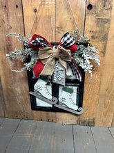 Load image into Gallery viewer, Winter window skates Doorhanger