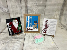 Load image into Gallery viewer, Christmas Reindeer sign Trio