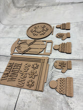 Load image into Gallery viewer, Warm Winter Wishes Interchangable Kit for benches