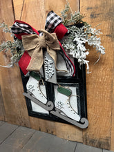 Load image into Gallery viewer, Winter window skates Doorhanger