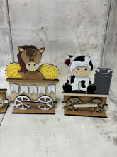 Load image into Gallery viewer, Farm animals Train DIY Kit