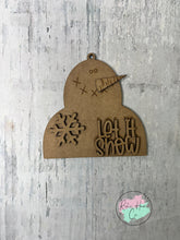 Load image into Gallery viewer, Christmas Ornament snowman let it snow