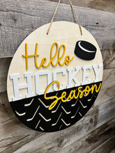 Load image into Gallery viewer, Hockey Sports Round Doorhanger