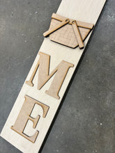 Load image into Gallery viewer, Interchangable Home porch sign overlays to be used with seasonal inserts
