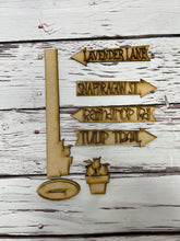 Load image into Gallery viewer, Spring tulip street sign kit