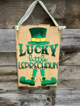 Load image into Gallery viewer, St. Patrick’s Day Leprechauns Doorhanger