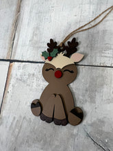 Load image into Gallery viewer, Christmas Ornament cute reindeer