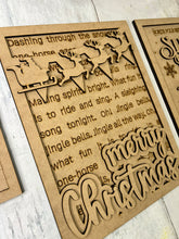 Load image into Gallery viewer, Merry Christmas sign Trio