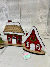 Load image into Gallery viewer, Christmas vintage houses DIY craft Kit