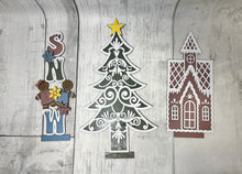 Load image into Gallery viewer, Interchangable Trio window stand shelf sitter diy kit