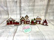 Load image into Gallery viewer, Christmas vintage houses DIY craft Kit