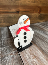 Load image into Gallery viewer, Winter Standing Snowman Trio