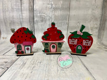 Load image into Gallery viewer, Strawberry houses DIY craft Kit