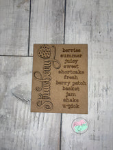 Load image into Gallery viewer, Strawberry sign Trio