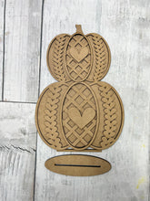 Load image into Gallery viewer, Fall swater Pumpkins set of 3 Kit, craft