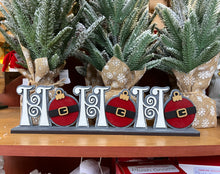 Load image into Gallery viewer, Ho Ho Ho Christmas shelf sitter
