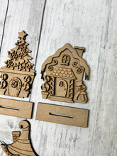Load image into Gallery viewer, Christmas elf whimsical houses DIY craft Kit