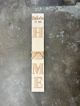 Load image into Gallery viewer, Interchangable Home porch sign overlays to be used with seasonal inserts