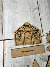 Load image into Gallery viewer, Christmas vintage houses DIY craft Kit