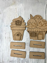 Load image into Gallery viewer, Ice cream houses DIY craft Kit