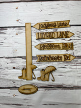 Load image into Gallery viewer, Spring rainboot street sign kit