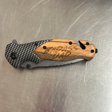 Load image into Gallery viewer, Laser engraved knives-multiple designs