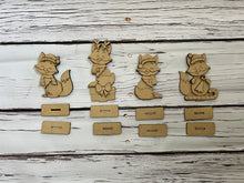 Load image into Gallery viewer, Christmas fox shelf sitter diy kit