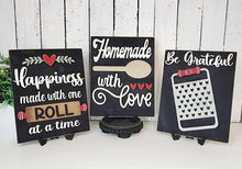 Load image into Gallery viewer, Primitive home collection kitchen signs set of 3, DIY Kit