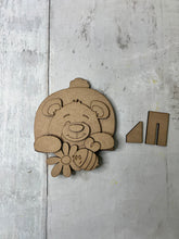 Load image into Gallery viewer, Bear shelf hanger craft sign kit