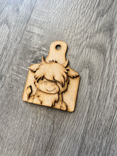 Load image into Gallery viewer, Christmas Ornament Highland Cow Holiday