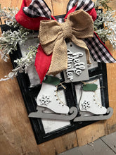 Load image into Gallery viewer, Winter window skates Doorhanger