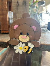 Load image into Gallery viewer, Bear shelf hanger craft sign kit